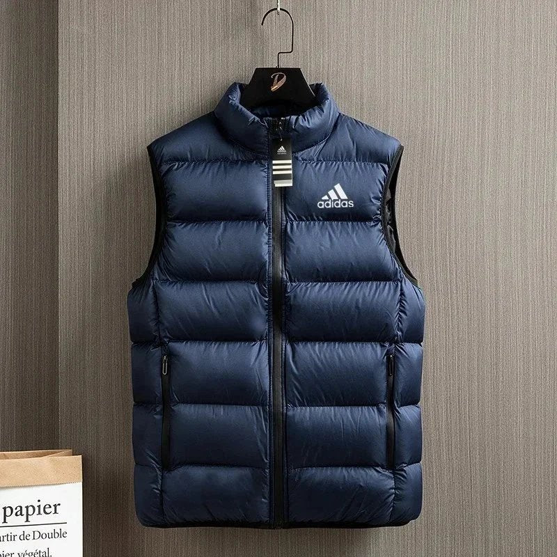 Adidas Men’s Quilted Down Vest – Lightweight Winter Jacket