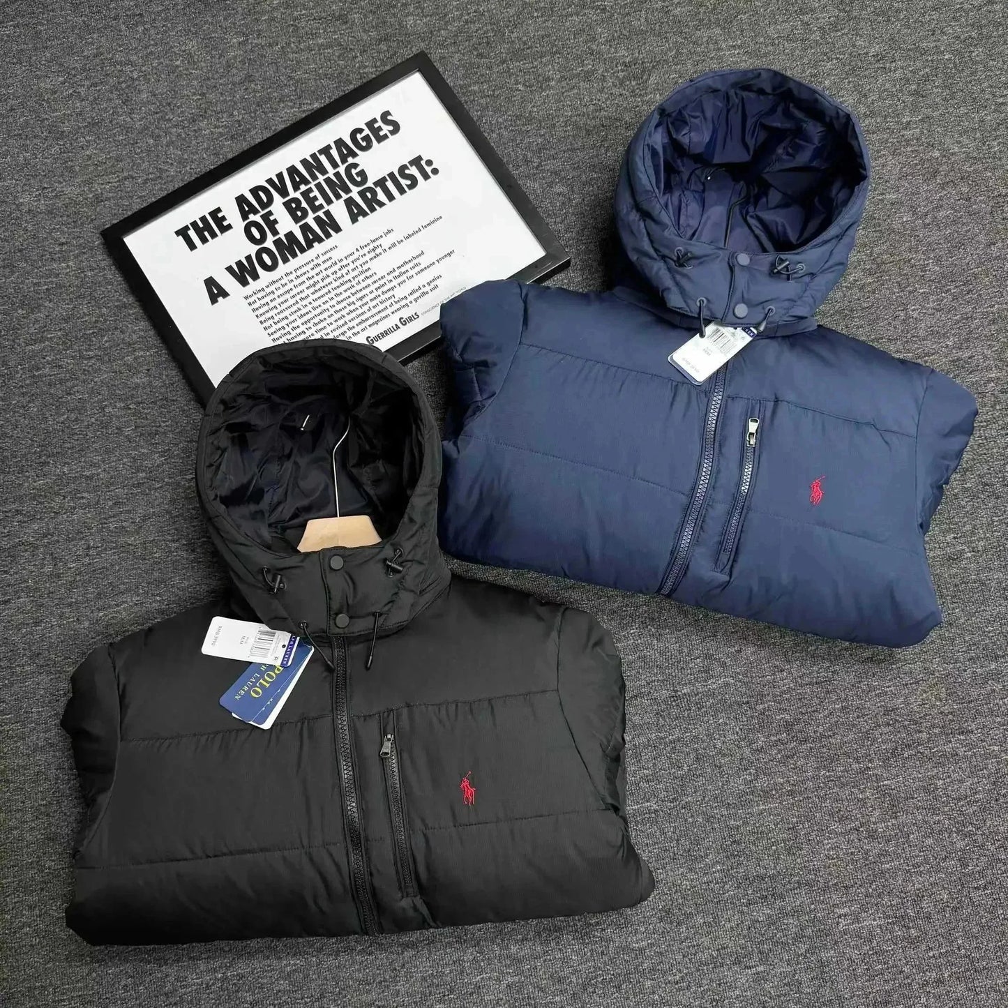 Ralph Lauren Men’s Hooded Down Jacket – Warm Winter Coat