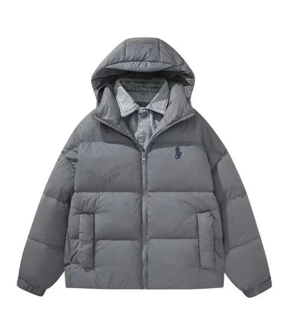Ralph Lauren Men’s Hooded Down Jacket – Warm Winter Coat