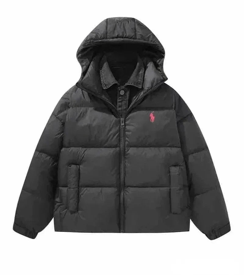 Ralph Lauren Men’s Hooded Down Jacket – Warm Winter Coat