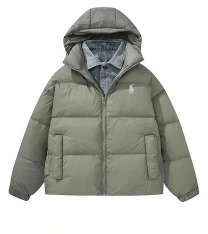 Ralph Lauren Men’s Hooded Down Jacket – Warm Winter Coat