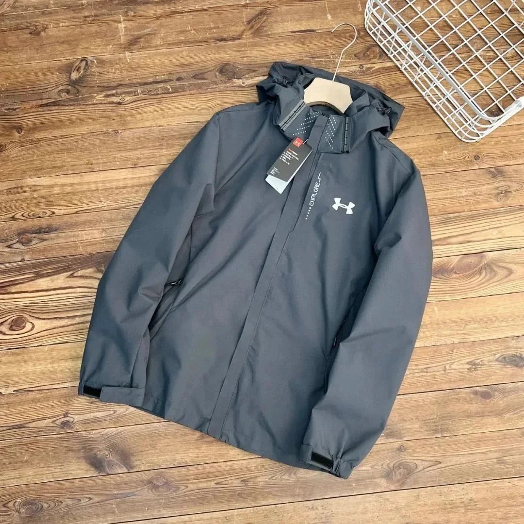 Under Armour Men’s Hooded Waterproof Jacket – Lightweight Outdoor Coat
