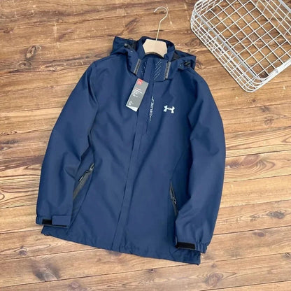 Under Armour Men’s Hooded Waterproof Jacket – Lightweight Outdoor Coat