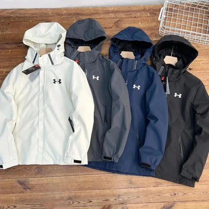 Under Armour Men’s Hooded Waterproof Jacket – Lightweight Outdoor Coat